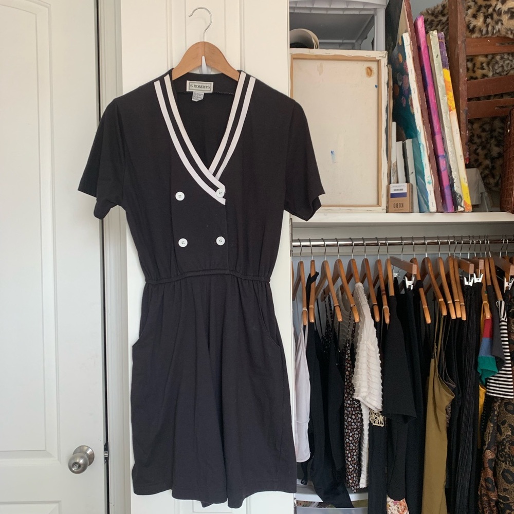 Vintage sailor romper